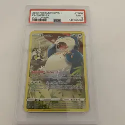 Pokemon TCG Snorlax Tg10/Tg30 Swsh Lost Origin Trainer Gallery Holo Graded PSA 9 - Image 1