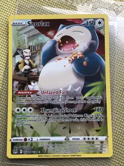 Pokemon TCG Snorlax Lost Origin Trainer Gallery Tg10/Tg30 Holo Ultra Rare - Image 1