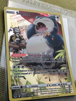 Pokemon TCG Snorlax Lost Origin Trainer Gallery Tg10/Tg30 Holo Ultra Rare - Image 3