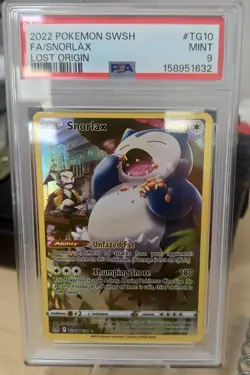 The Pokemon Company Pokemon TCG Snorlax Lost Origin TG10/TG30 Holo EN PSA 9 - Image 1