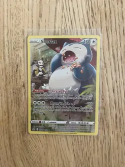 Pokemon TCG Snorlax TG10/TG30 Full Art Holo Lost Origin - Image 1