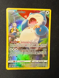 Pokemon TCG Snorlax TG10/TG30 – Trainer Gallery Full Art – Lost Origin – NM - Image 2