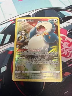 Pokemon TCG Snorlax Holo Card TG10/TG30 Swsh11: Lost Origin Trainer Gallery - Image 3