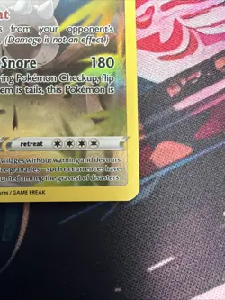 Pokemon TCG Snorlax Holo Card TG10/TG30 Swsh11: Lost Origin Trainer Gallery - Image 5