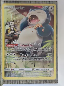 Pokemon TCG Snorlax Lost Origin Trainer Gallery Tg10/Tg30 Holo Ultra Rare - Image 1