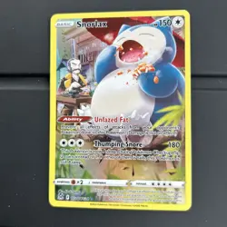 Pokemon TCG Snorlax Lost Origin Trainer Gallery Holo Ultra Rare TG10/TG30 NM - Image 1