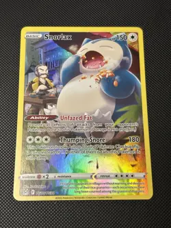 Pokemon TCG Snorlax Lost Origin Trainer Gallery Holo Ultra Rare TG10/TG30 NM - Image 1