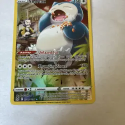 Pokemon TCG Snorlax Lost Origin Trainer Gallery Holo Ultra Rare TG10/TG30 - Image 2