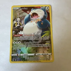 Pokemon TCG Snorlax Lost Origin Trainer Gallery Holo Ultra Rare TG10/TG30 - Image 4