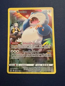 Pokemon TCG Snorlax Lost Origin Trainer Gallery Holo Card TG10/TG30 - Image 1