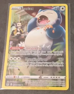 Pokemon TCG Snorlax TG10/TG30 Full Art Holo Lost Origin NM - Image 1