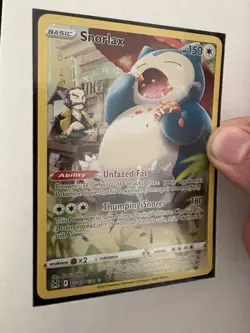 Pokemon TCG Snorlax TG10/TG30 Lost Origin Trainer Gallery Ultra Rare Holo - Image 3