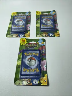 2012 Pokemon 15 Card Promo Pack Holo Brand New Sealed Lot Of 3 Packs Brand New - Image 1
