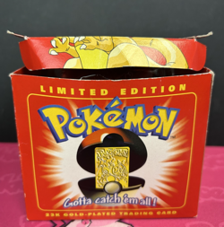 Pokemon Burger King Charizard 23K Gold Plated Trading Card Poke Ball Box | G20 - Image 1