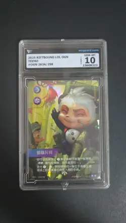 TCG CARD 2025 Riftbound League of Legends OGN TEEMO 263A/298 WCG 10 - Image 1