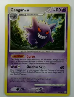 Gengar 16/99 Non Holo Raw Pokemon Arceus Card - Image 1
