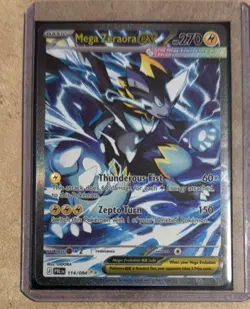 Mega Zeraora EX 114/084 Pitch black Ultra Rare SIR Holo Pokemon TCG Card HP 270 - Image 1