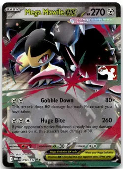 Mega Mawile ex 094/132 Holo Double Rare Prize Pack Series Cards Pokemon Holo NM - Image 1