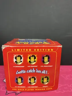 Pokemon Burger King Poliwhirl 23K Gold Plated Trading Card Poke Ball Box | G20 - Image 2
