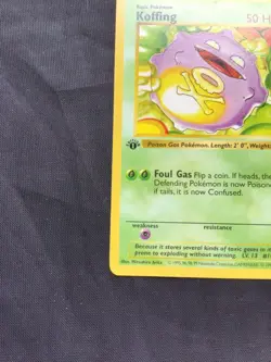 Pokemon Cards: Base Set 1st Edition Common: Koffing 51/102 - Image 5