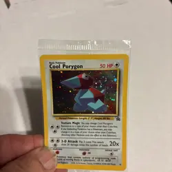Sealed SWIRL 🌀Cool Porygon Black Star Promo #15 Pokemon Card Sealed In Cellopha - Image 1