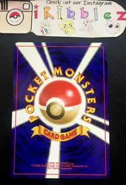 Japanese Light Vaporeon No. 134 NM Vintage Pokemon Card. Free Tracked Shipping! - Image 2