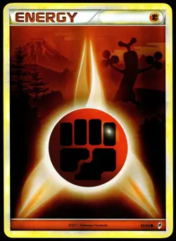 Pokemon TCG Basic Fighting Energy 93/95 2011 Call of Legends Holo Card - MP - Image 1