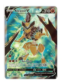 Kleavor V (Full Art) SWSH248 Promo Holo Sword & Shield Promo Card Pokemon NM - Image 1