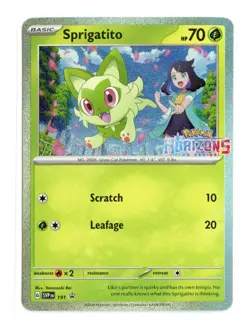 Sprigatito 191 Promo Holo SV: Scarlet & Violet Horizons Promo Cards Pokemon NM - Image 1