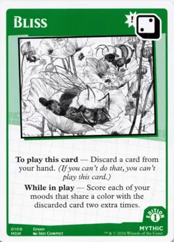MTG Secret Lair Mood Swings - Bliss - Mythic - Card # 0108 - Image 1