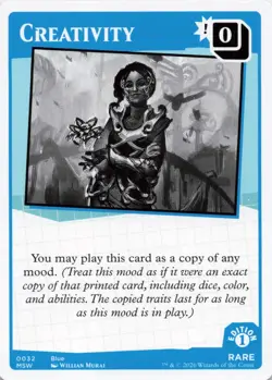 MTG Secret Lair Mood Swings - Creativity - Rare - Card # 0032 - Image 1