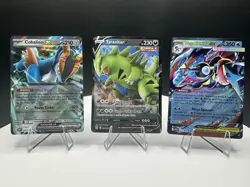 Pokemon ex & V Holo Lot Cobalion ex Greninja ex Tyranitar V LP 3 Cards - Image 1