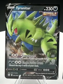 Pokemon ex & V Holo Lot Cobalion ex Greninja ex Tyranitar V LP 3 Cards - Image 4