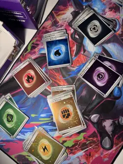 Pokemon 151 Basic Energy Cosmo Holo LOT 40x Cards - Image 1