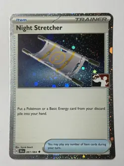 Night Stretcher 061/064 Prize Pack Series Cards Cosmos Holo Near Mint Pokemon - Image 1