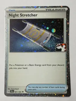 Night Stretcher 061/064 Prize Pack Series Cards Cosmos Holo Near Mint Pokemon - Image 3
