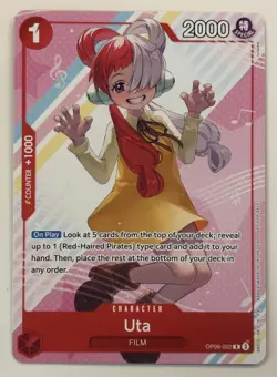 Uta (Welcome Pack Vol. 2) R One Piece Promotion Cards OP09-002 NM - Image 1