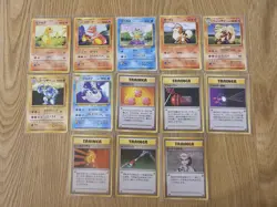 1996 Pokemon Japanese Base Set Lot x13 - Image 1