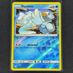Ducklett - 59/236 - Reverse Holo - Cosmic Eclipse - Pokemon - NM/M - Image 1