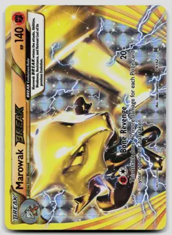 Marowak BREAK 79/162 BREAKthrough Holo Pokemon DMG - Image 1
