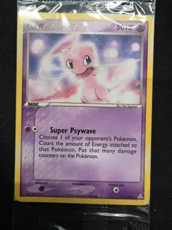 Mew EX Holon Phantoms 111/110 Secret Rare Pokemon Card Non-Holo Exclusive SEALED - Image 2