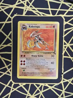 🔥 Kabutops 24/62 🔥 Original Non Holo Rare Fossil Set Pokemon Card WOTC 1999 - Image 2