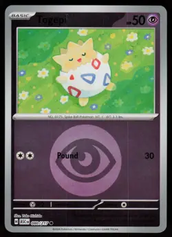 Togepi (Energy Symbol Pattern) 080/217 Ascended Heroes Pokemon Reverse Holo NM - Image 1