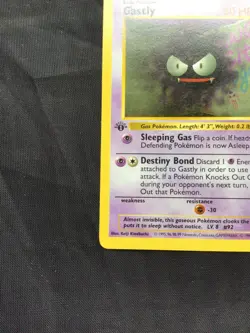 Pokemon Cards: Base Set 1st Edition Common: Gastly 50/102 - Image 5