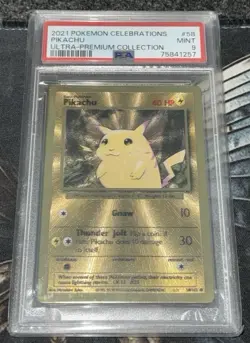 Pokemon TCG PSA 9 25th UPC Anniversary Metal Promos (Charizard & Pikachu) - Image 5