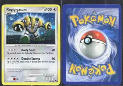 REGIGIGAS 4/17 R POP SERIES 9 POKEMON HOLO NM/M (SWIRL) - Image 1