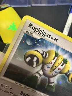 REGIGIGAS 4/17 R POP SERIES 9 POKEMON HOLO NM/M (SWIRL) - Image 2