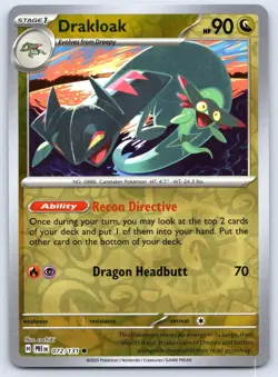 Drakloak 072/131 Prismatic Evolutions Reverse Holo Pokemon NM - Image 1