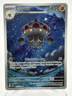 2026 Pokemon Chaos Rising Claydol 092/086 Illustration Rare Holo NM - Image 1