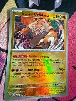 Pokemon TCG - Prismatic Evolutions - Bloodmoon Ursaluna Masterball 054/131 RH - Image 4
